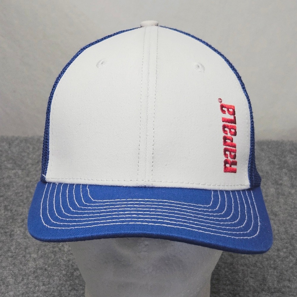 Rapala Trucker Hat Blue White Mesh Fishing Outdoors Cap Americana Utility Work